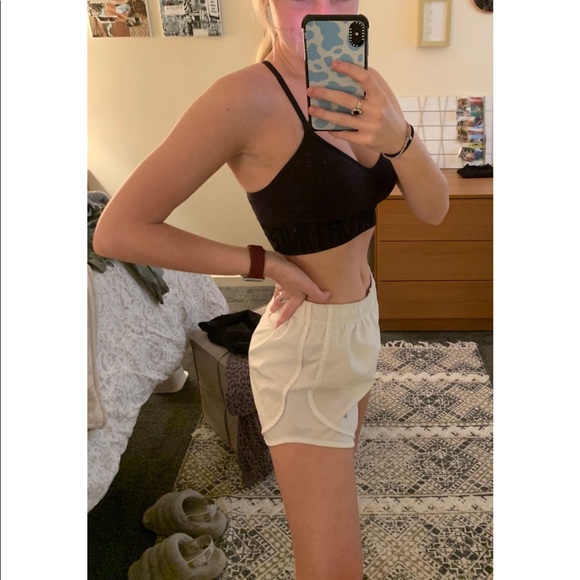 White Nike Dri-Fit Shorts - Picture 2 of 3